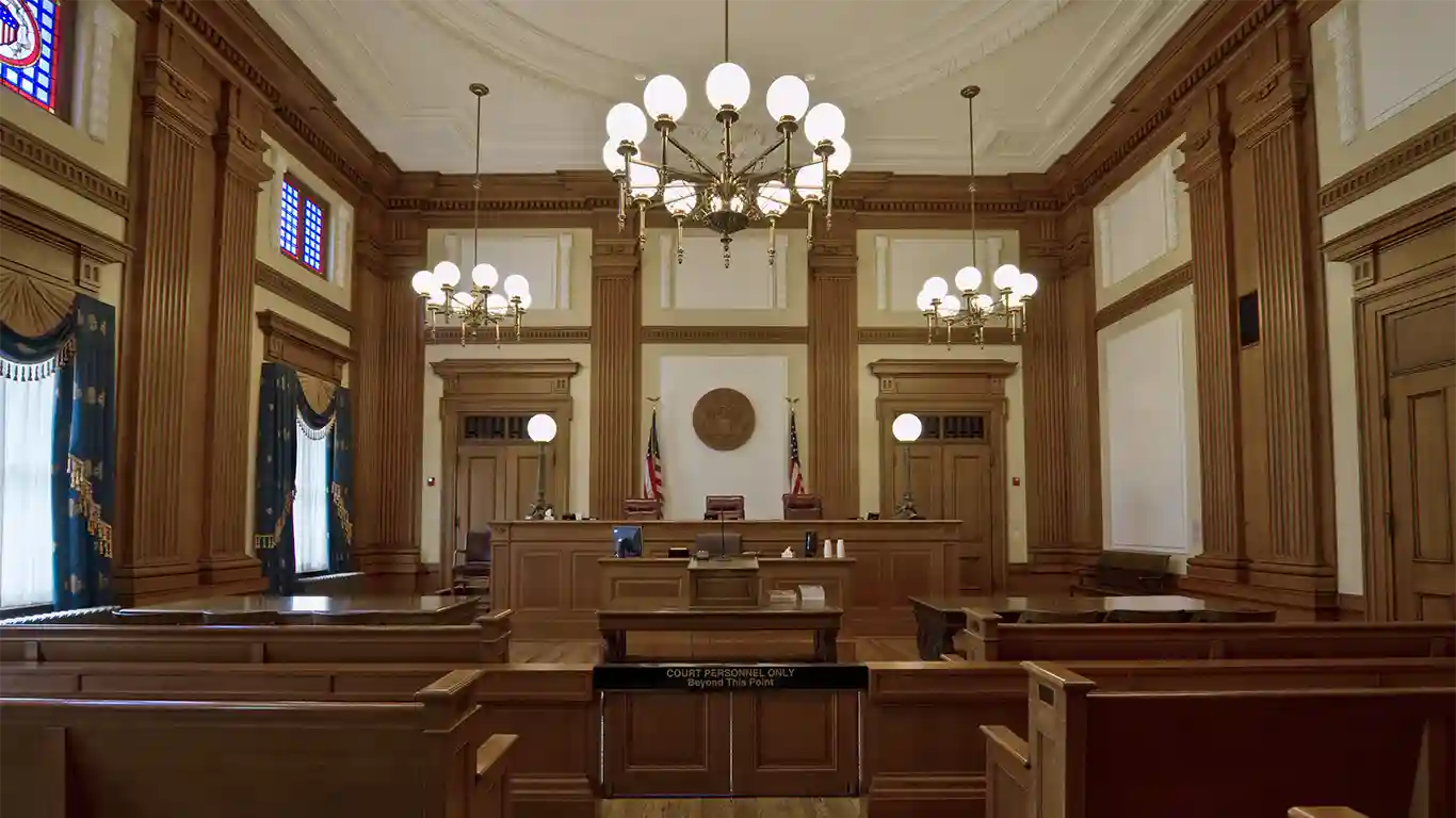 Weberg Law Courtroom